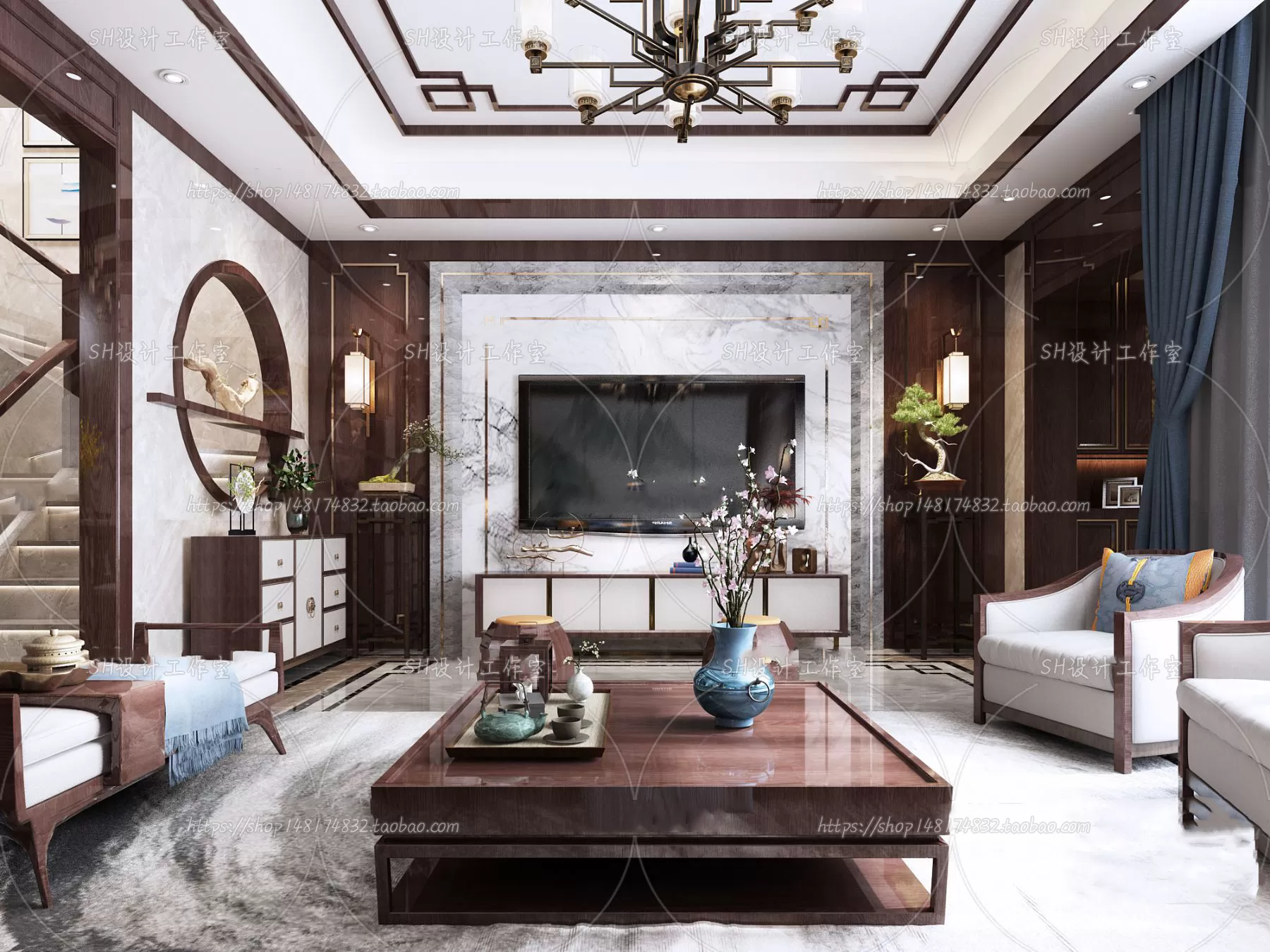 LIVING ROOM 3D SCENES – VRAY RENDER – 642 LIVING ROOM 3D SCENES – VRAY RENDER – 642