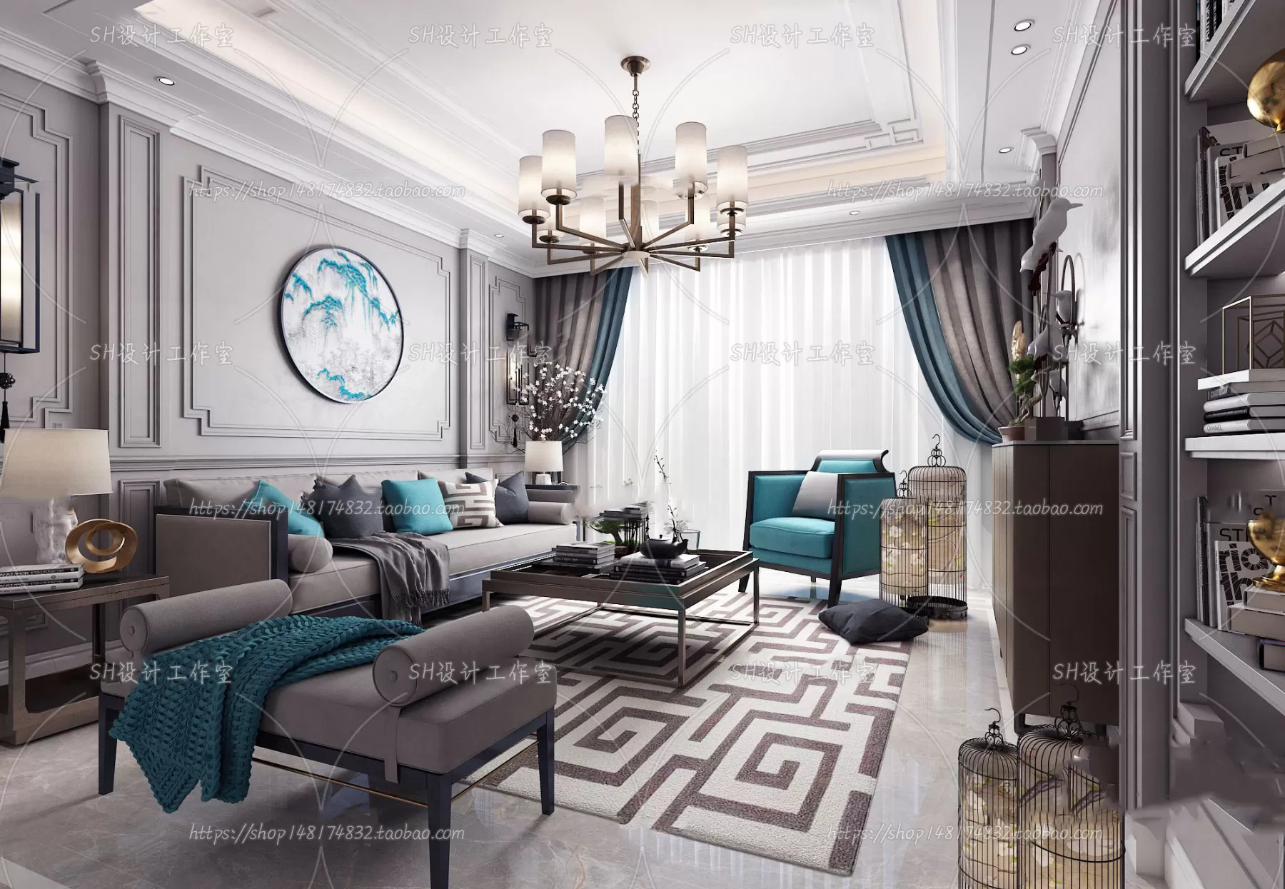 LIVING ROOM 3D SCENES – VRAY RENDER – 649 LIVING ROOM 3D SCENES – VRAY RENDER – 649