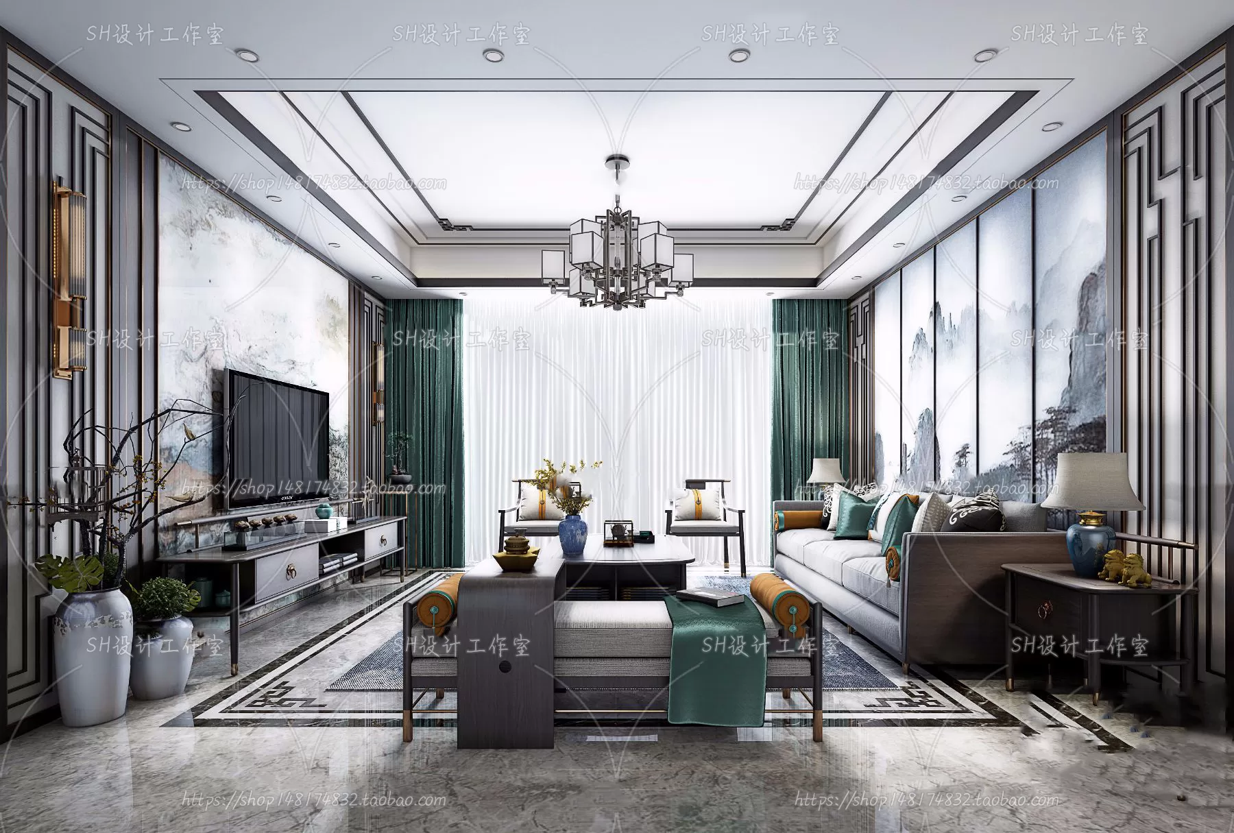 LIVING ROOM 3D SCENES – VRAY RENDER – 651 LIVING ROOM 3D SCENES – VRAY RENDER – 651