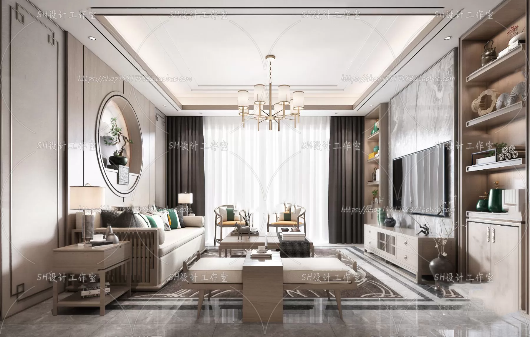 LIVING ROOM 3D SCENES – VRAY RENDER – 652 LIVING ROOM 3D SCENES – VRAY RENDER – 652