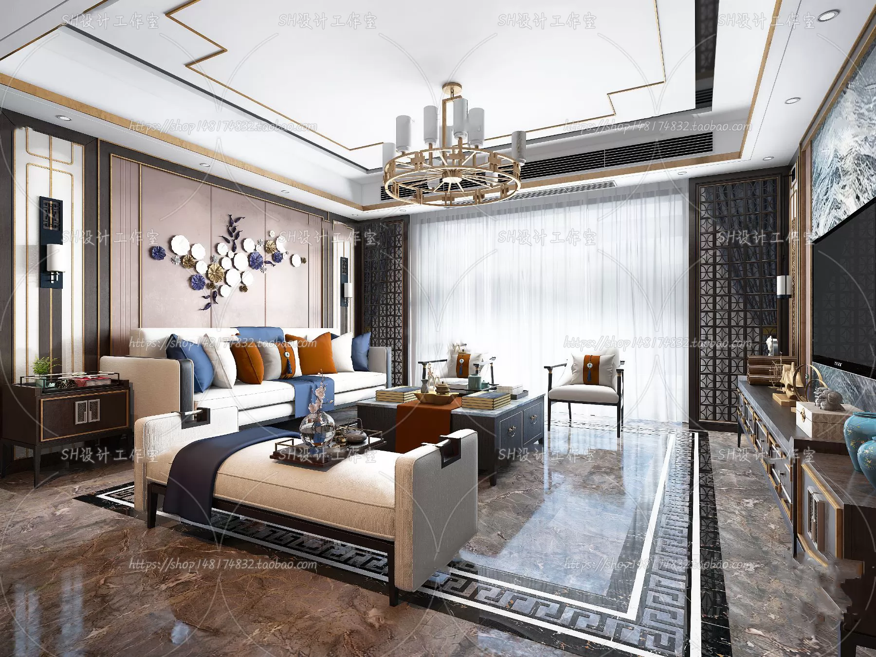 LIVING ROOM 3D SCENES – VRAY RENDER – 697 LIVING ROOM 3D SCENES – VRAY RENDER – 697