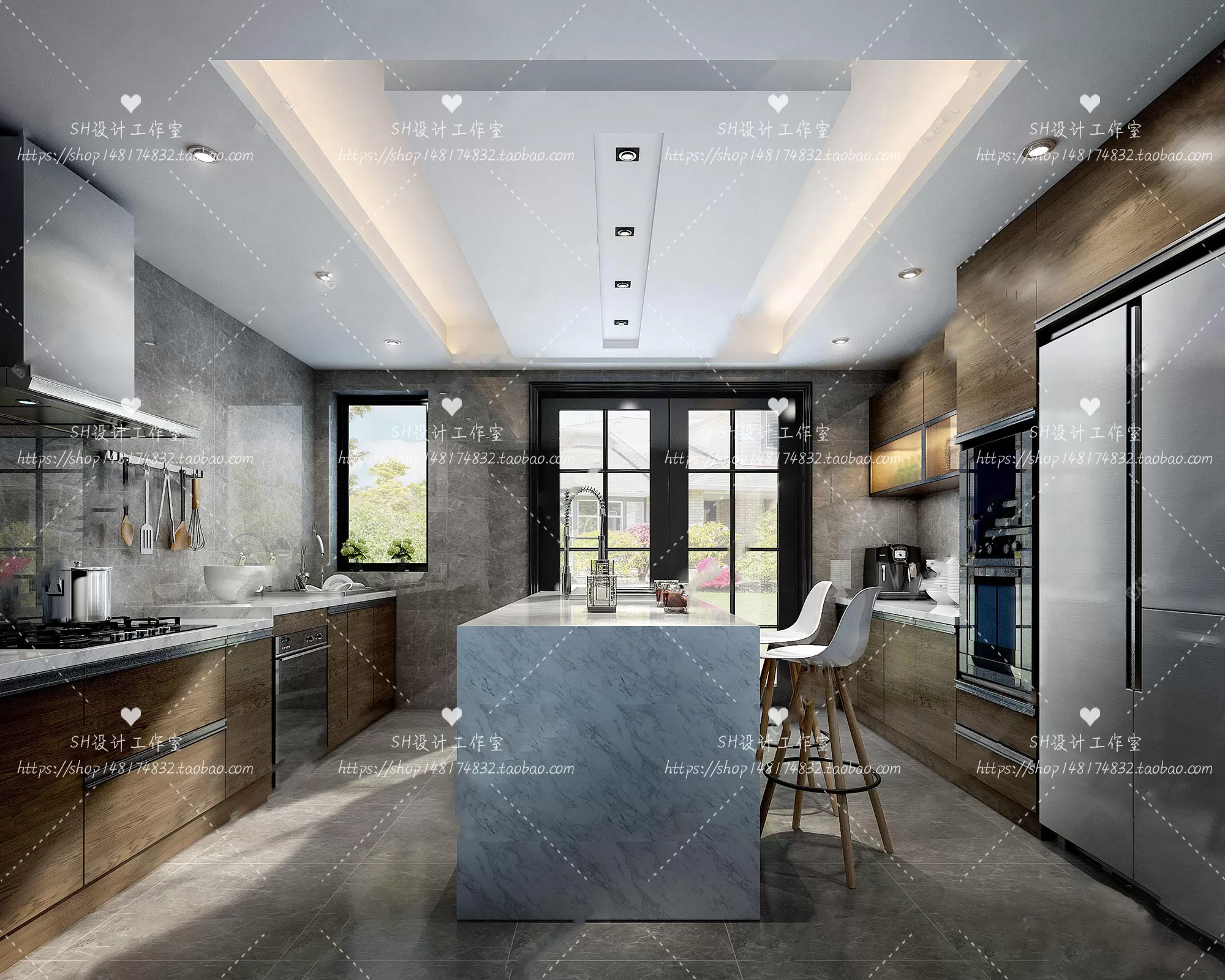 KITCHEN 3D SCENES – VRAY RENDER – 57