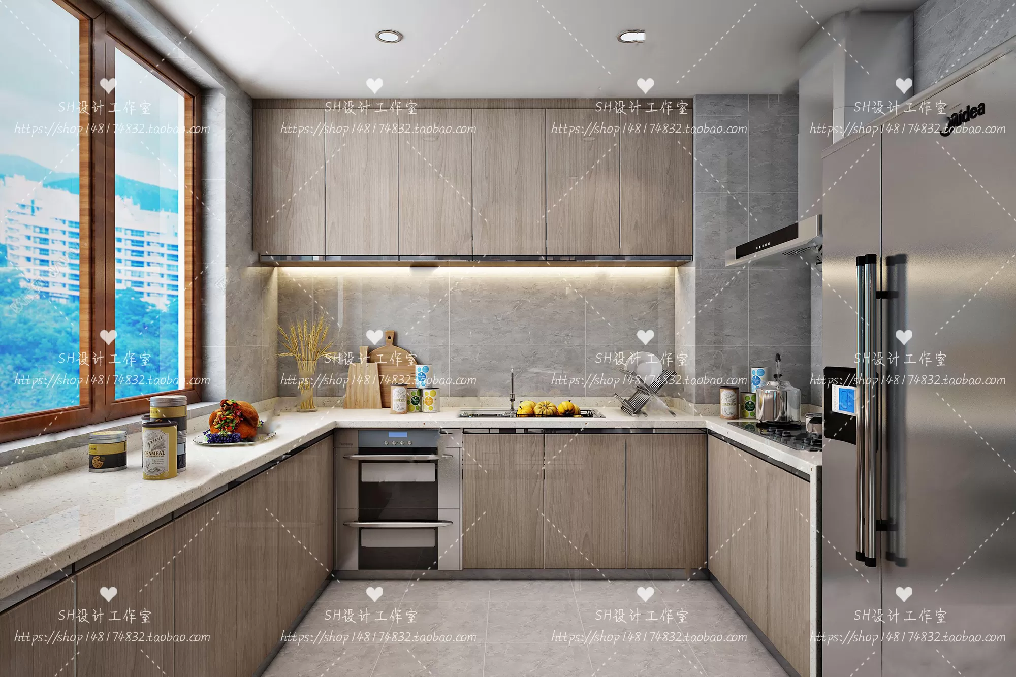 KITCHEN 3D SCENES – VRAY RENDER – 58