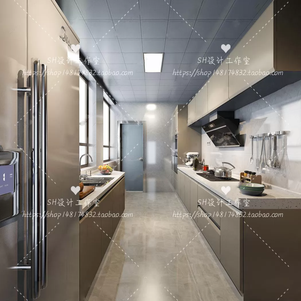 KITCHEN 3D SCENES – VRAY RENDER – 59