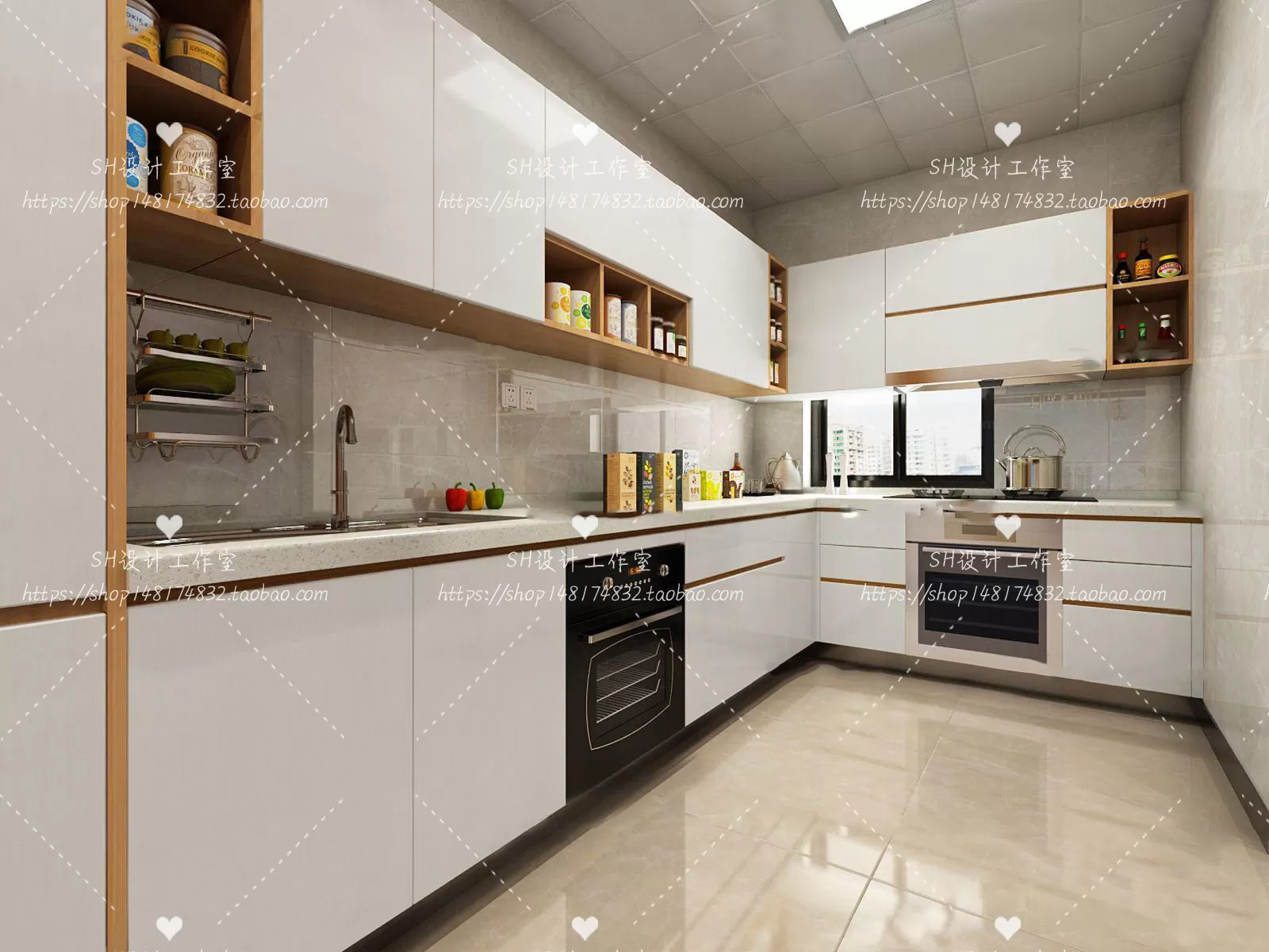 KITCHEN 3D SCENES – VRAY RENDER – 69