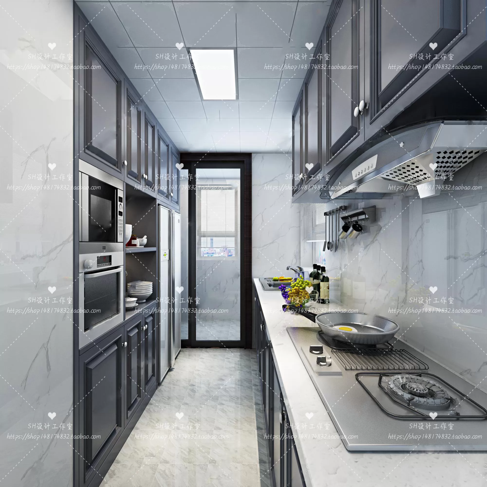 KITCHEN 3D SCENES – VRAY RENDER – 70