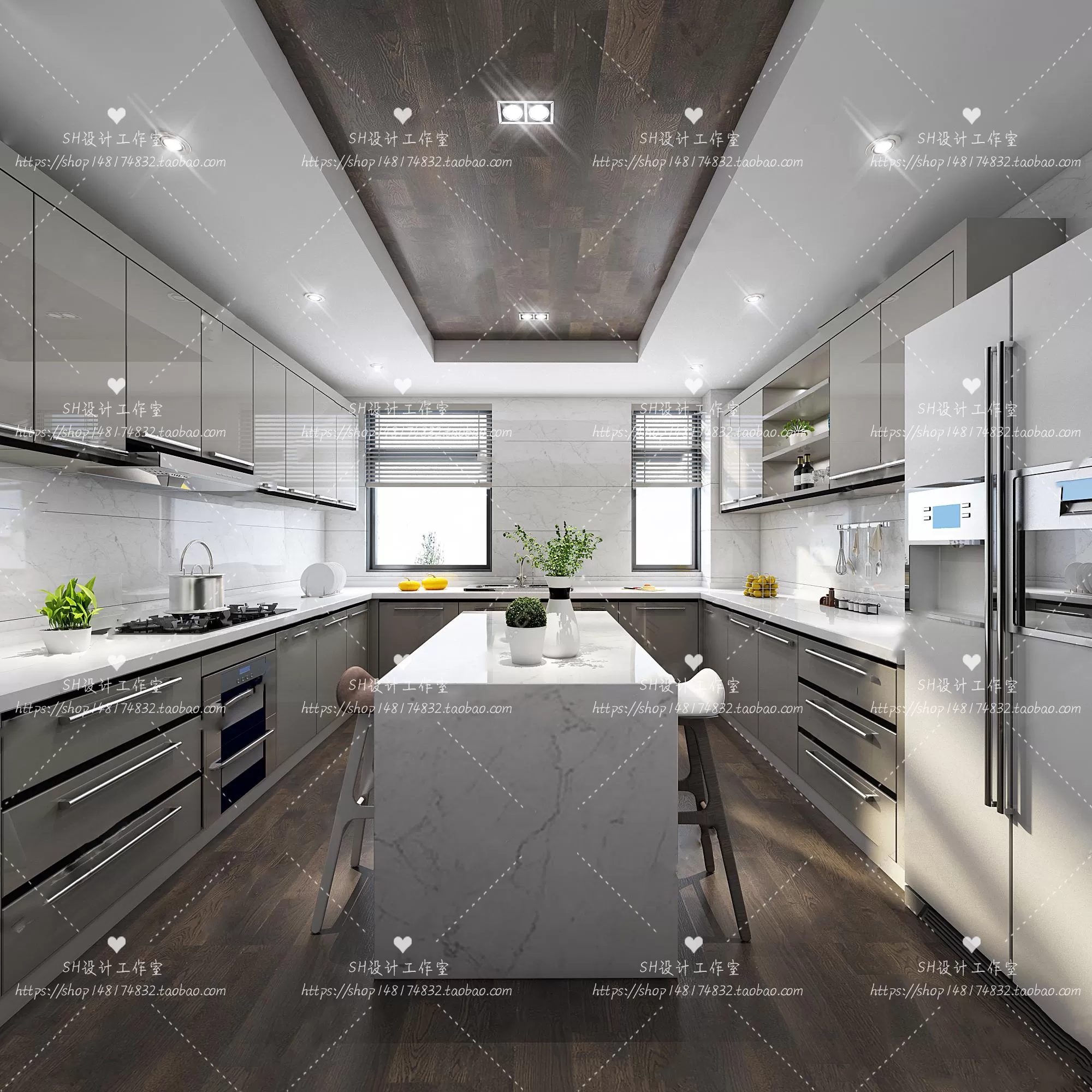 KITCHEN 3D SCENES – VRAY RENDER – 72