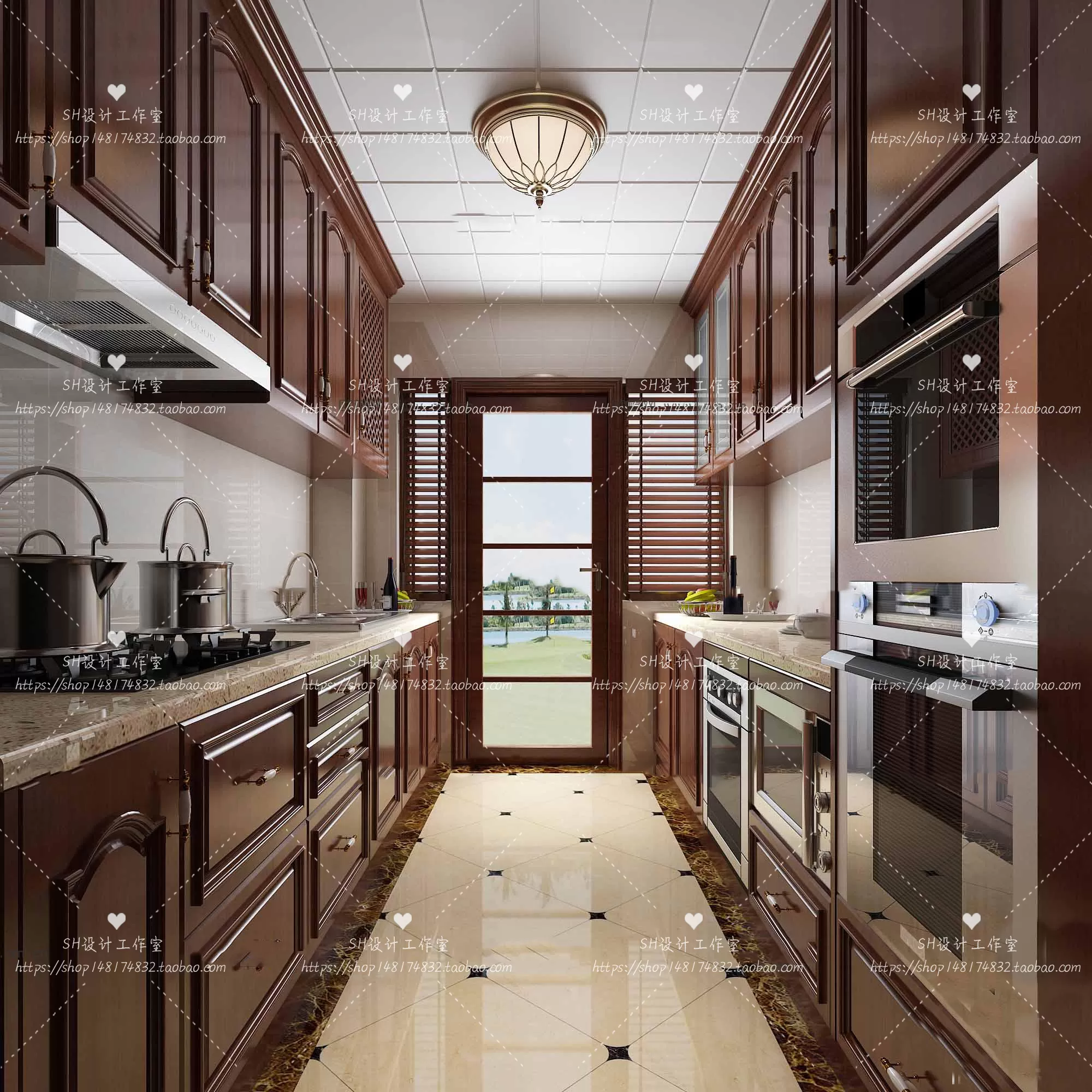 KITCHEN 3D SCENES – VRAY RENDER – 127