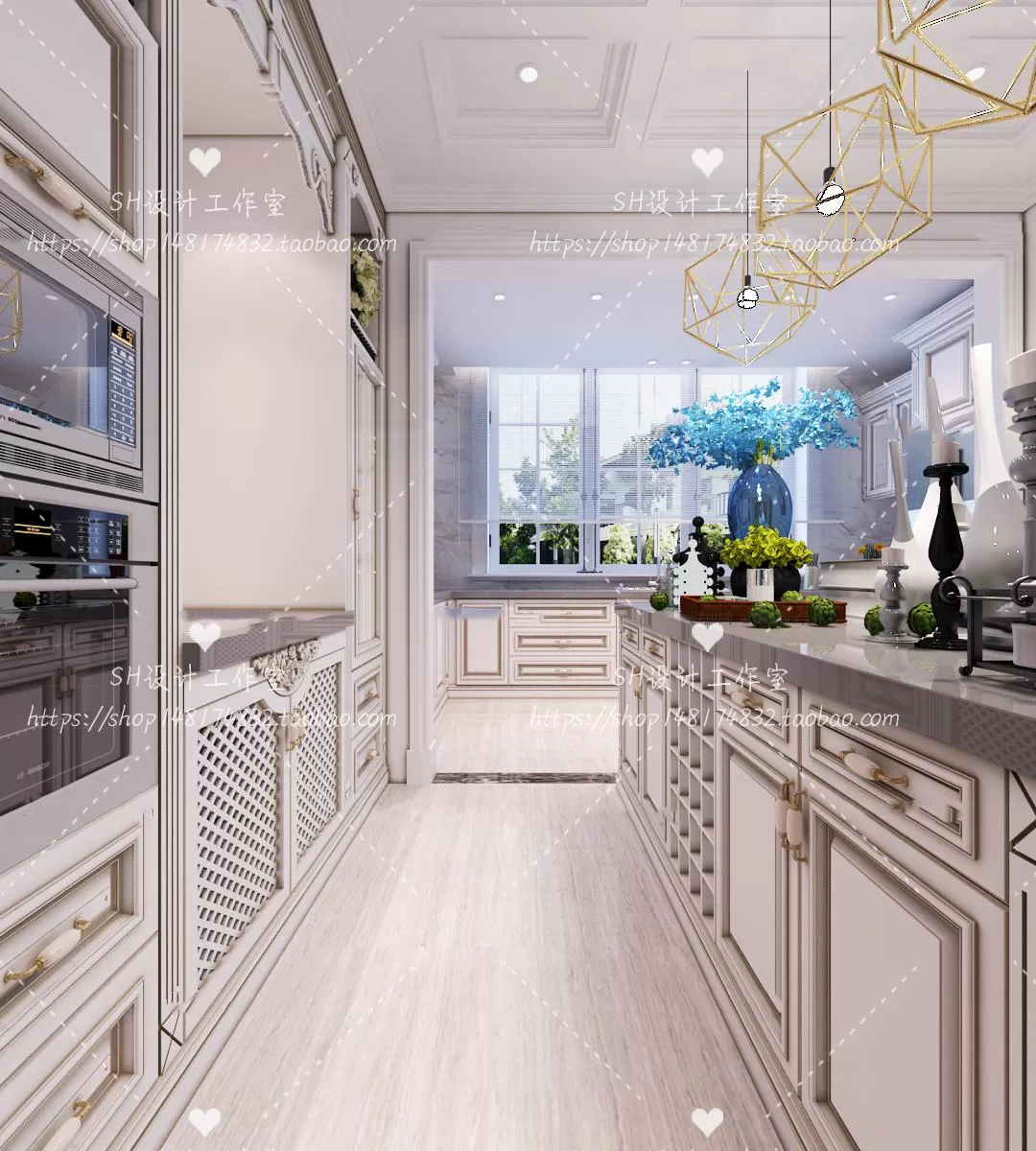 KITCHEN 3D SCENES – VRAY RENDER – 135