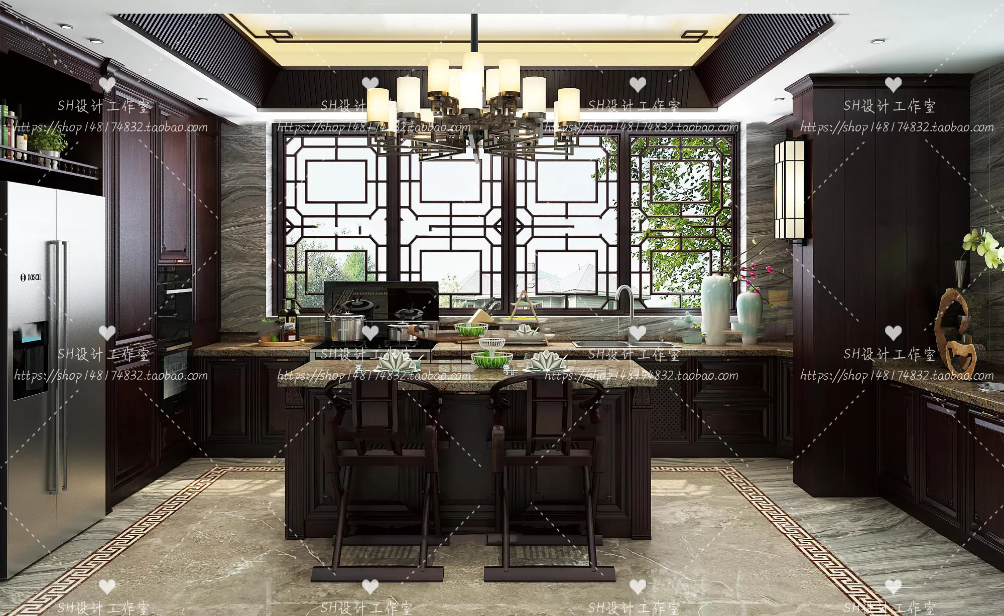 KITCHEN 3D SCENES – VRAY RENDER – 179