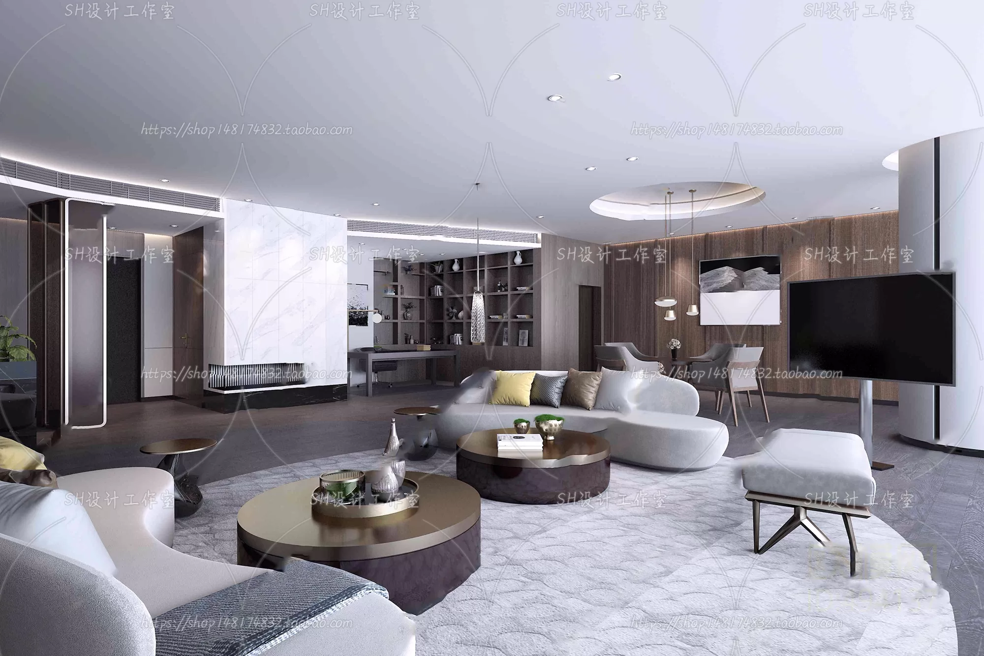 LIVING ROOM 3D SCENES – VRAY RENDER – 177 LIVING ROOM 3D SCENES – VRAY RENDER – 177