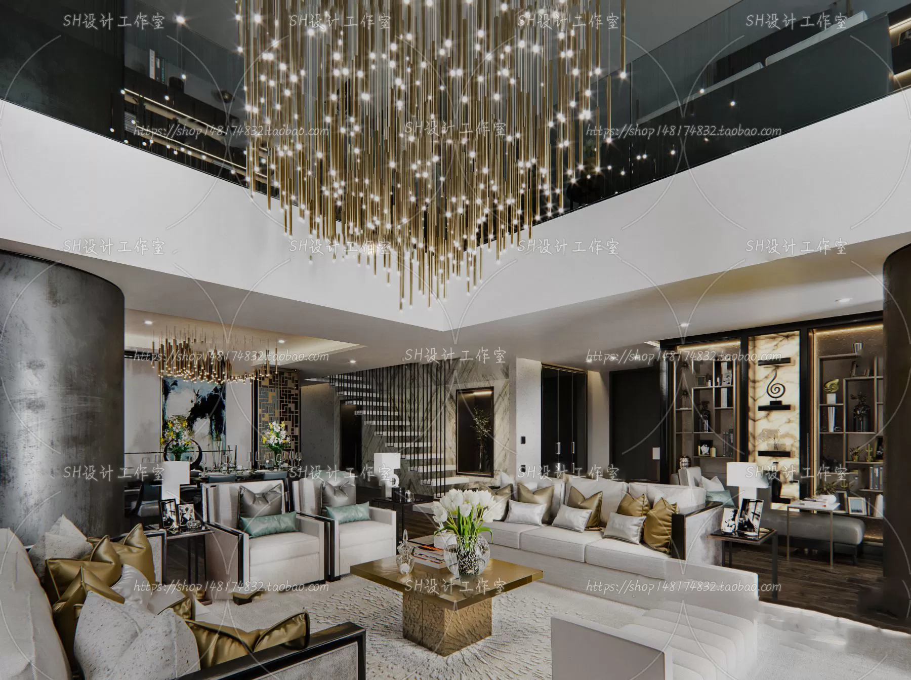 LIVING ROOM 3D SCENES – VRAY RENDER – 180 LIVING ROOM 3D SCENES – VRAY RENDER – 180