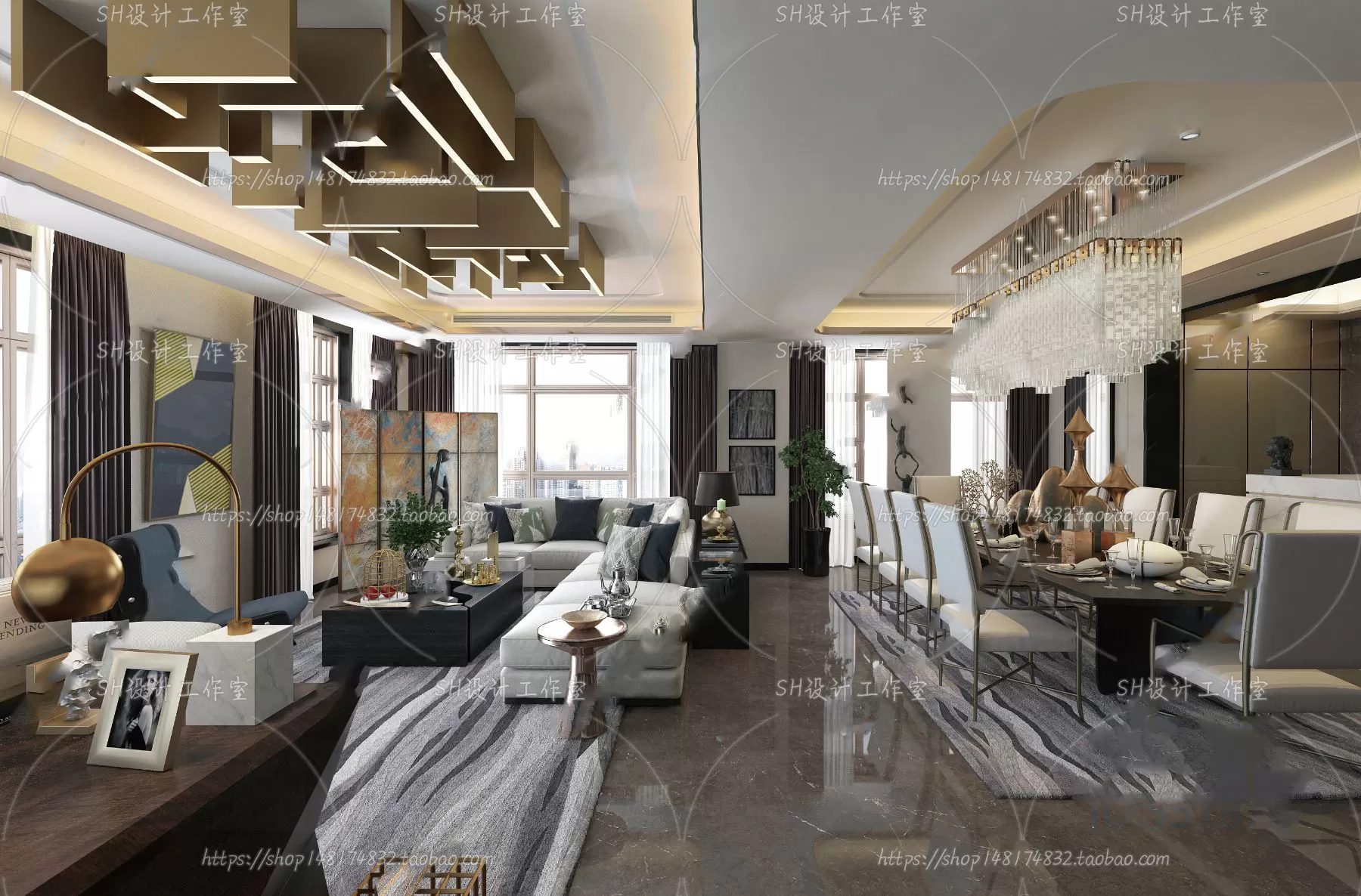 LIVING ROOM 3D SCENES – VRAY RENDER – 182 LIVING ROOM 3D SCENES – VRAY RENDER – 182