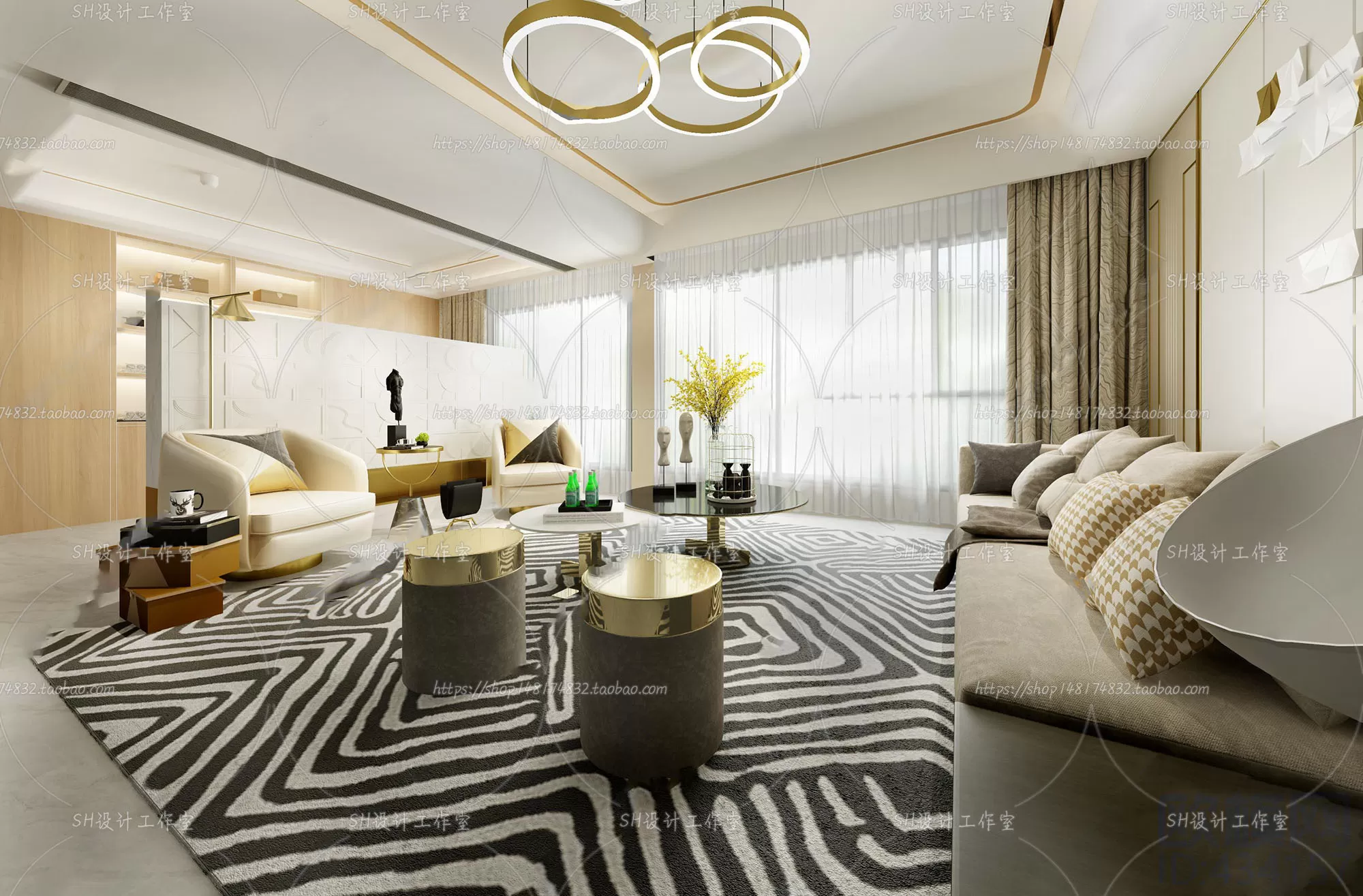 LIVING ROOM 3D SCENES – VRAY RENDER – 184 LIVING ROOM 3D SCENES – VRAY RENDER – 184