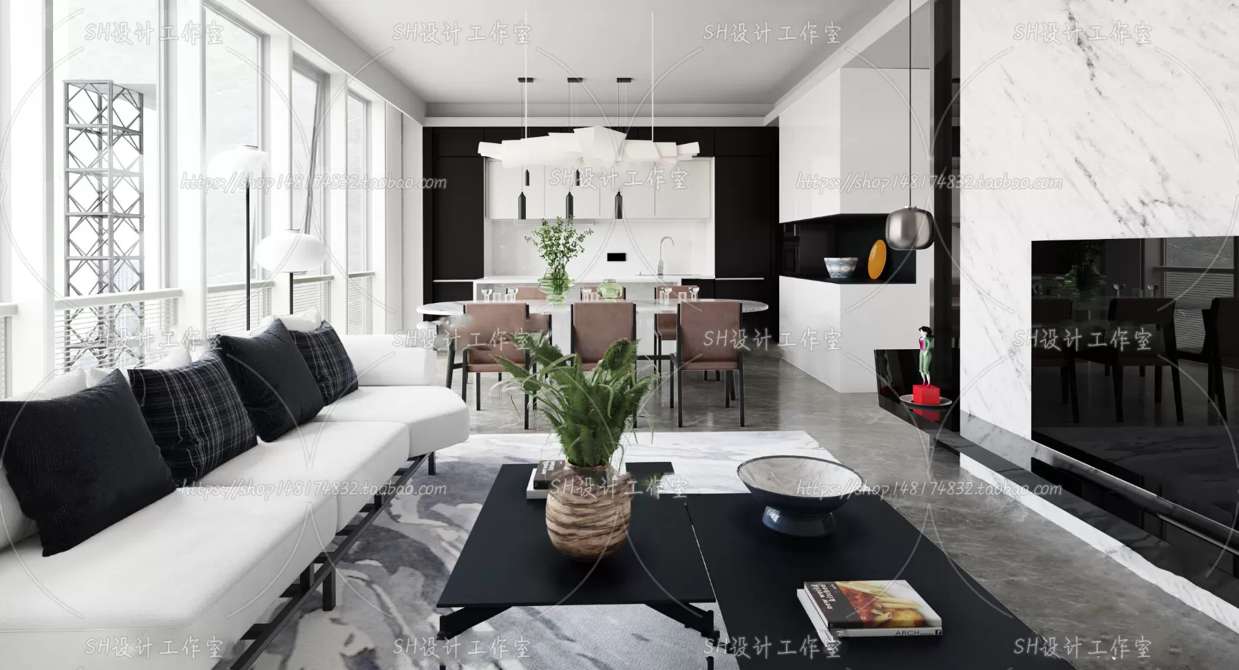 LIVING ROOM 3D SCENES – VRAY RENDER – 186 LIVING ROOM 3D SCENES – VRAY RENDER – 186