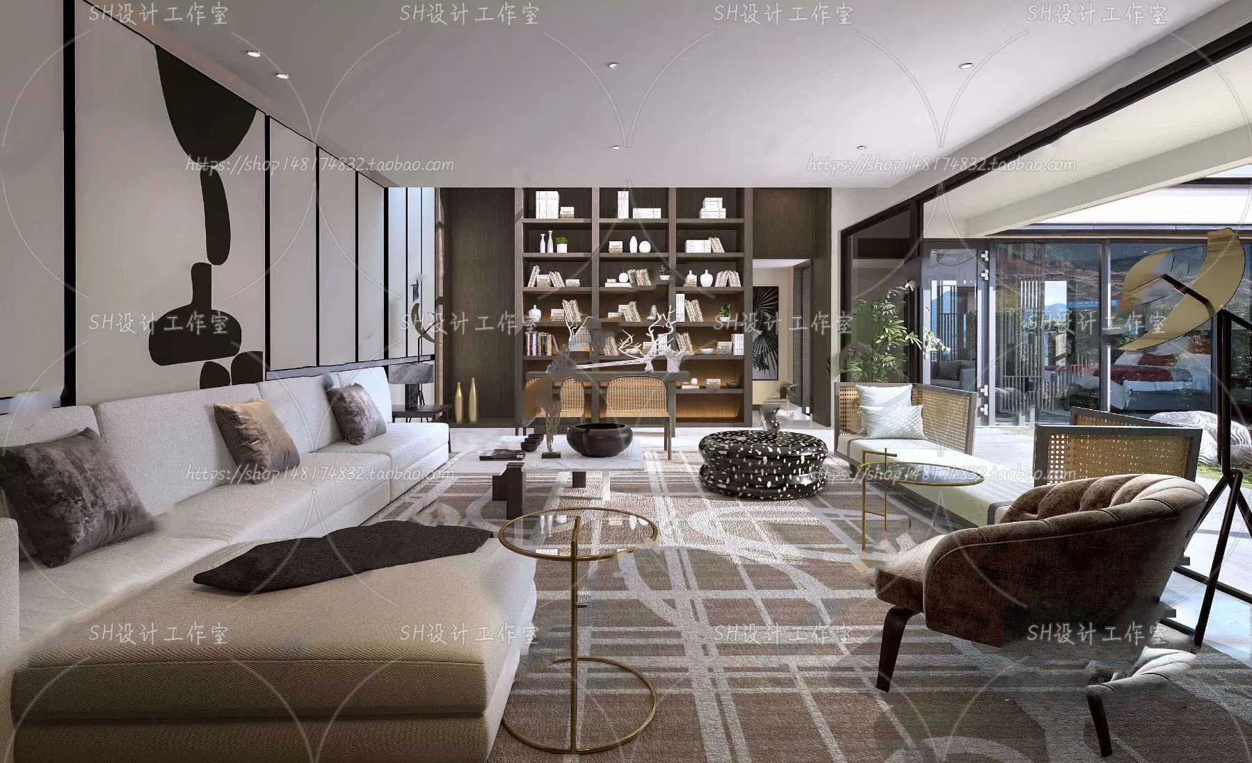 LIVING ROOM 3D SCENES – VRAY RENDER – 187 LIVING ROOM 3D SCENES – VRAY RENDER – 187