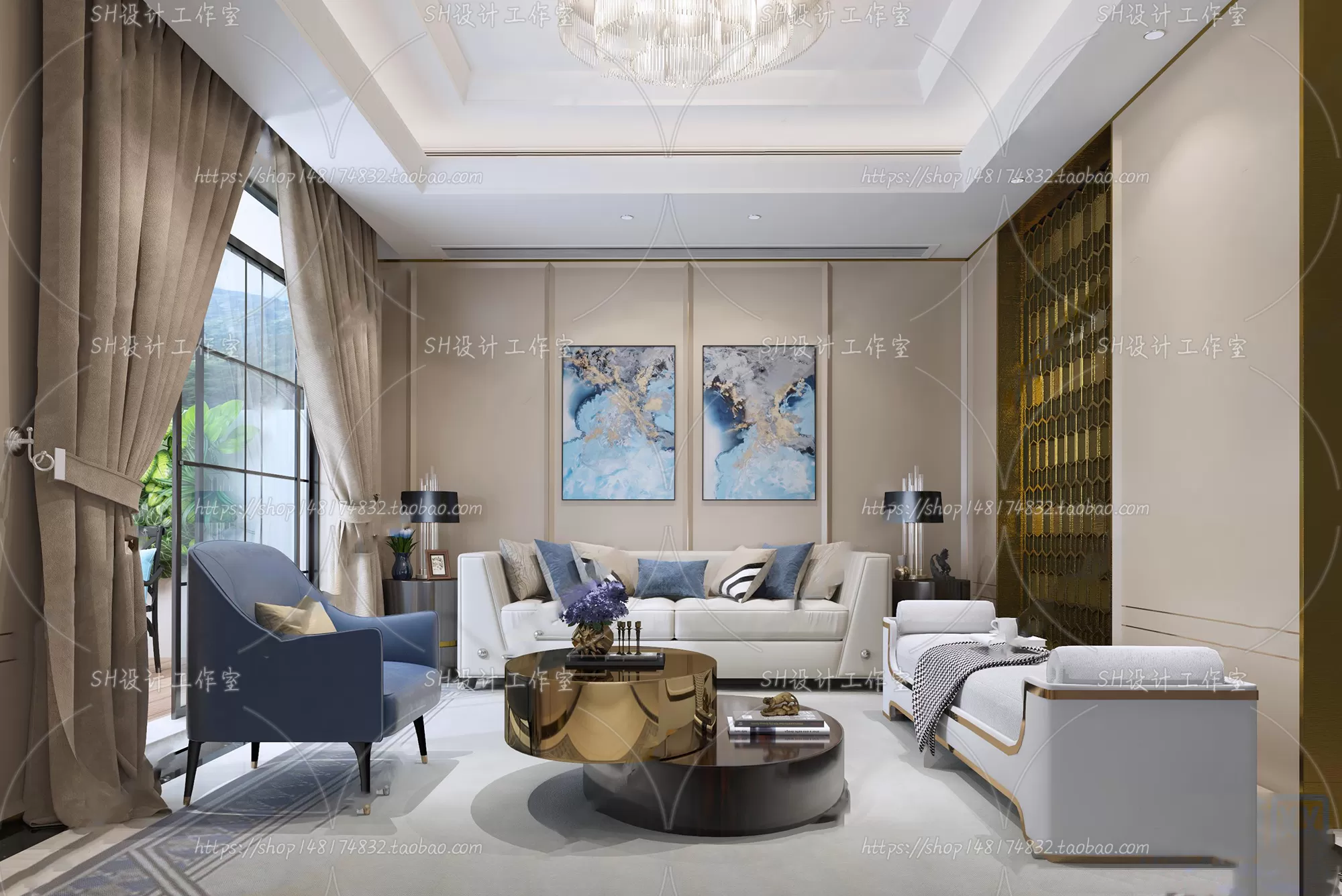 LIVING ROOM 3D SCENES – VRAY RENDER – 196 LIVING ROOM 3D SCENES – VRAY RENDER – 196