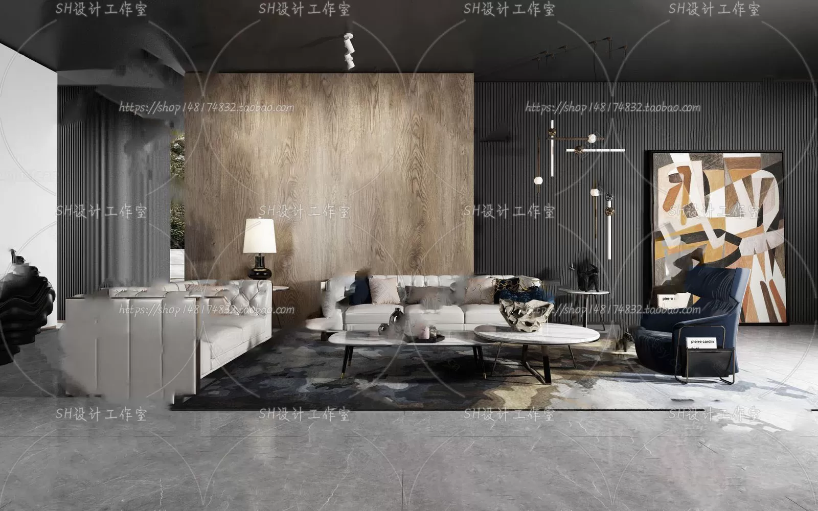 LIVING ROOM 3D SCENES – VRAY RENDER – 197 LIVING ROOM 3D SCENES – VRAY RENDER – 197