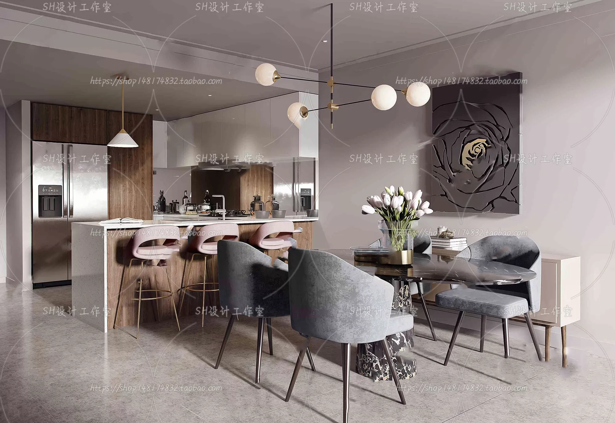 LIVING ROOM 3D SCENES – VRAY RENDER – 207 LIVING ROOM 3D SCENES – VRAY RENDER – 207