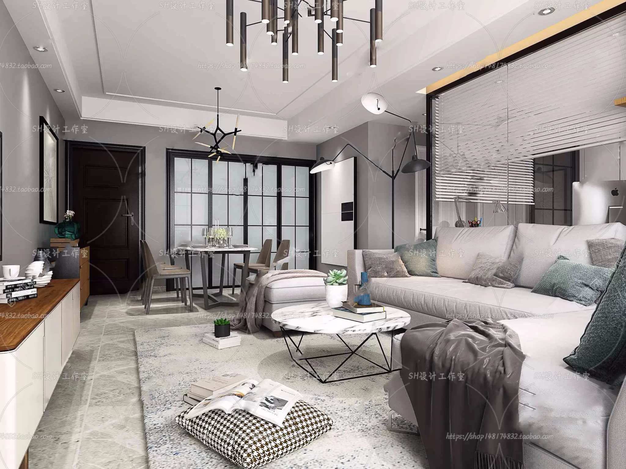 LIVING ROOM 3D SCENES – VRAY RENDER – 212 LIVING ROOM 3D SCENES – VRAY RENDER – 212