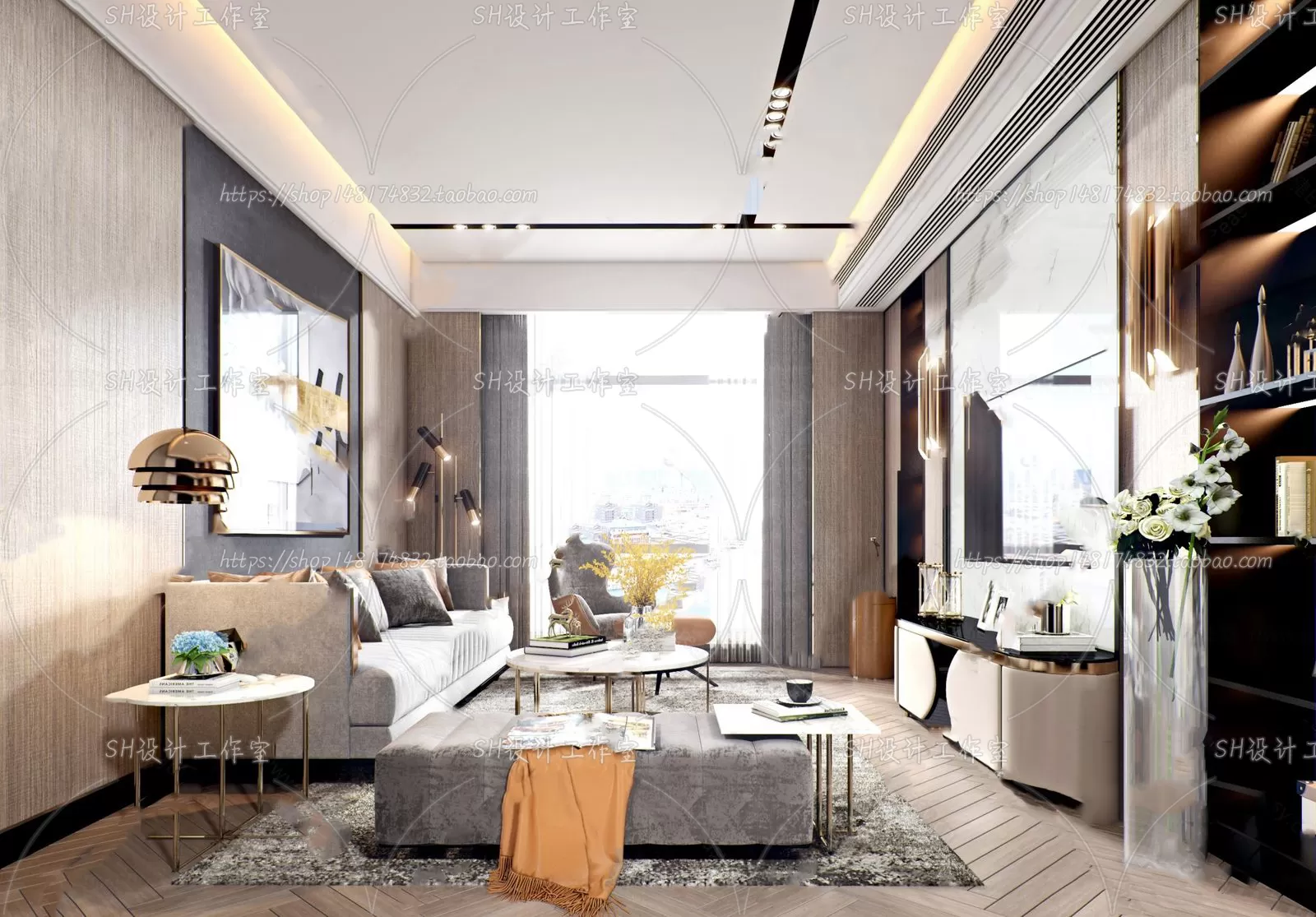 LIVING ROOM 3D SCENES – VRAY RENDER – 222 LIVING ROOM 3D SCENES – VRAY RENDER – 222