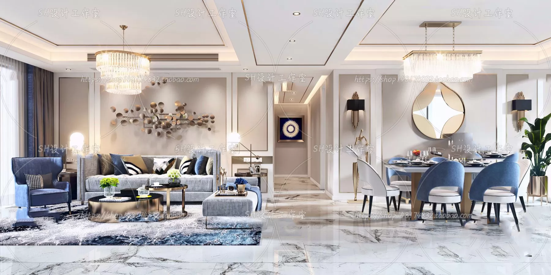 LIVING ROOM 3D SCENES – VRAY RENDER – 226 LIVING ROOM 3D SCENES – VRAY RENDER – 226