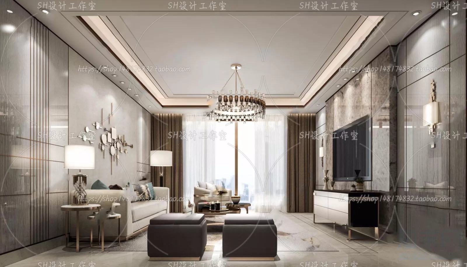 LIVING ROOM 3D SCENES – VRAY RENDER – 230 LIVING ROOM 3D SCENES – VRAY RENDER – 230