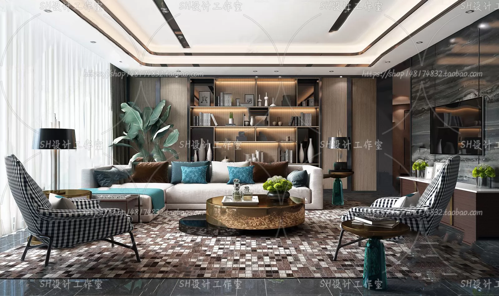 LIVING ROOM 3D SCENES – VRAY RENDER – 241 LIVING ROOM 3D SCENES – VRAY RENDER – 241