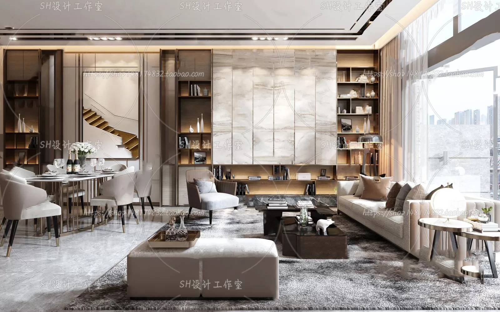 LIVING ROOM 3D SCENES – VRAY RENDER – 243 LIVING ROOM 3D SCENES – VRAY RENDER – 243