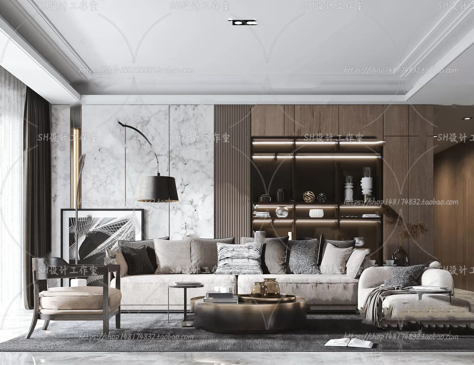 LIVING ROOM 3D SCENES – VRAY RENDER – 270 LIVING ROOM 3D SCENES – VRAY RENDER – 270