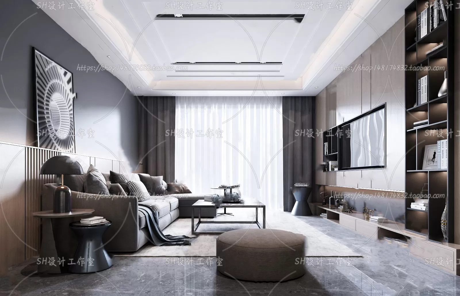 LIVING ROOM 3D SCENES – VRAY RENDER – 272 LIVING ROOM 3D SCENES – VRAY RENDER – 272