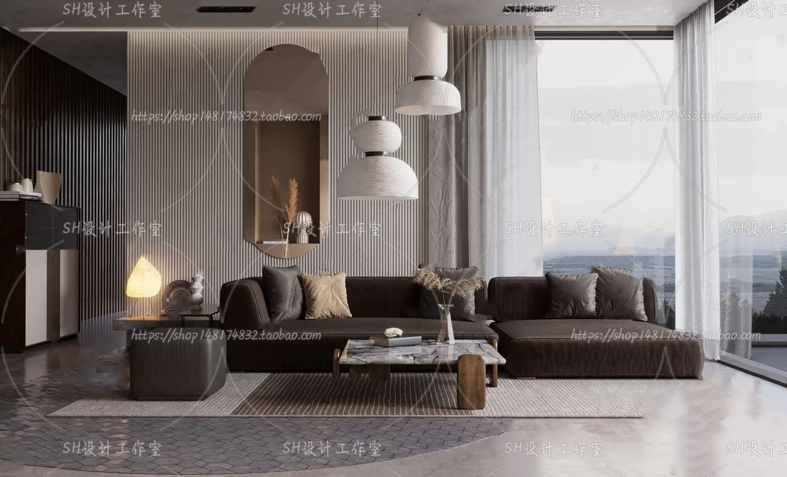 LIVING ROOM 3D SCENES – VRAY RENDER – 282 LIVING ROOM 3D SCENES – VRAY RENDER – 282