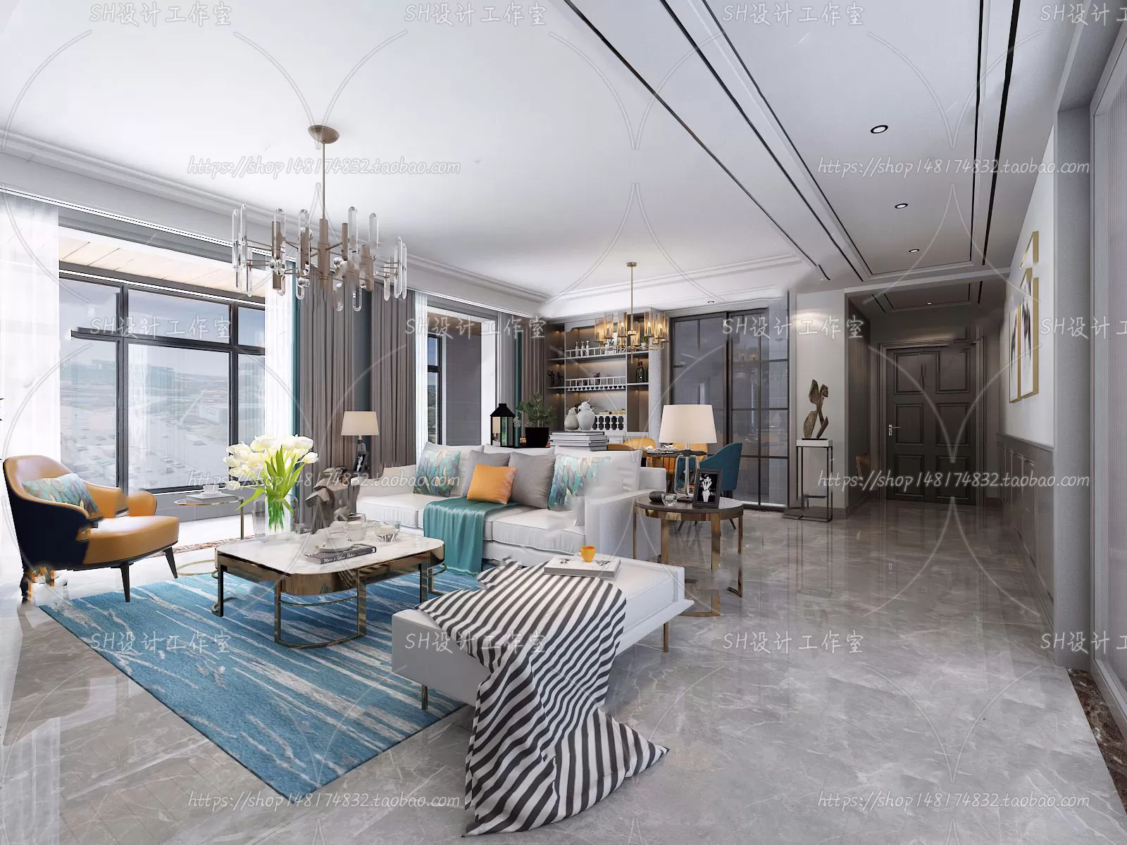 LIVING ROOM 3D SCENES – VRAY RENDER – 289 LIVING ROOM 3D SCENES – VRAY RENDER – 289