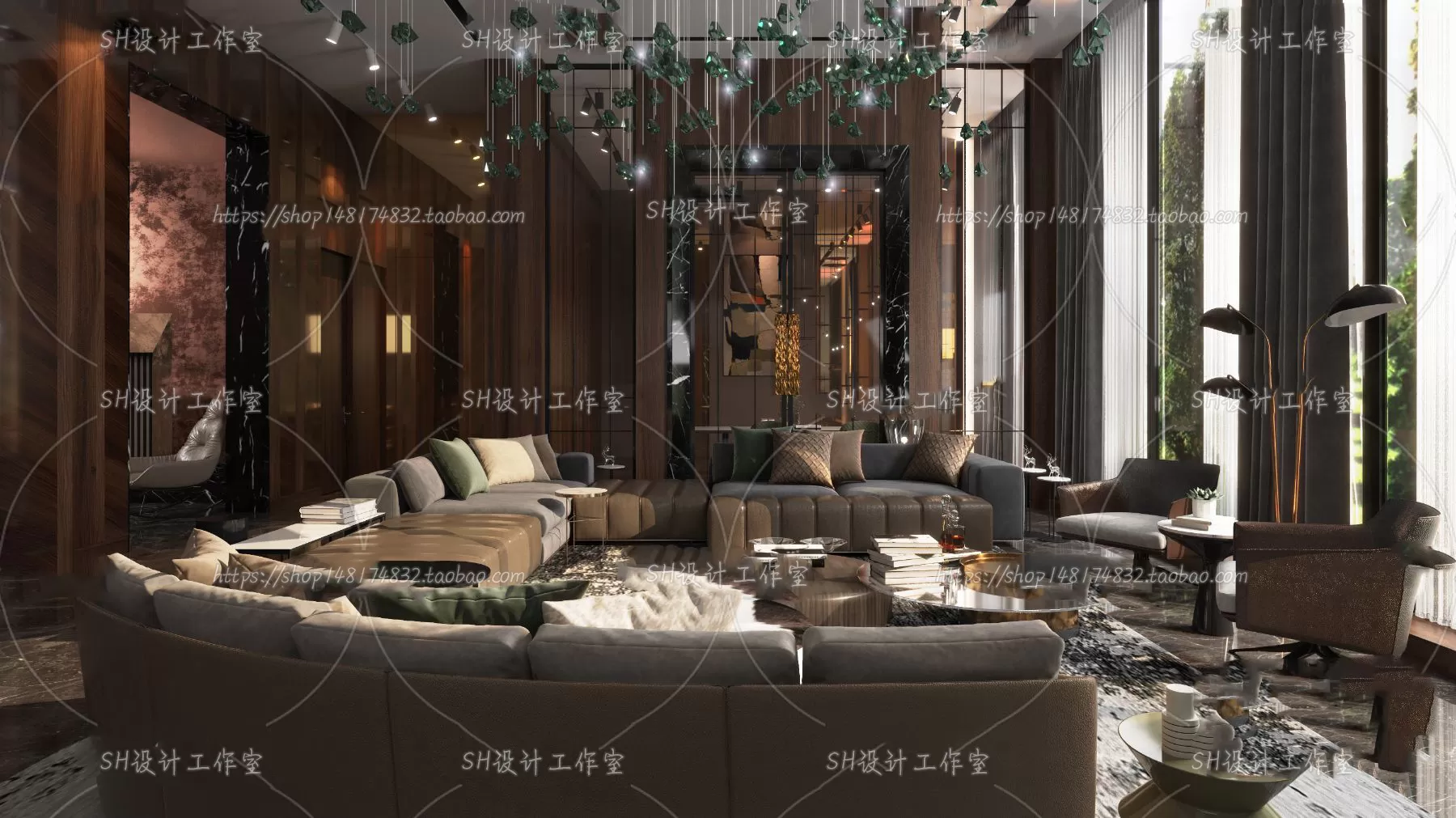 LIVING ROOM 3D SCENES – VRAY RENDER – 294 LIVING ROOM 3D SCENES – VRAY RENDER – 294