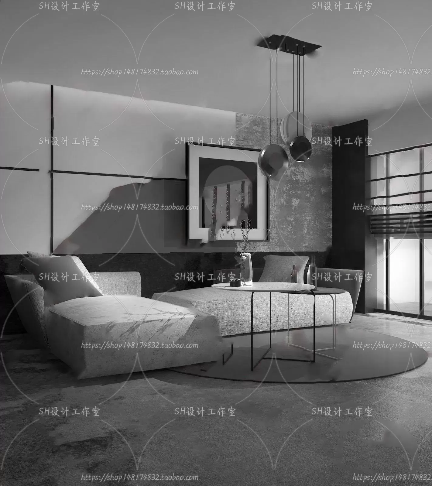 LIVING ROOM 3D SCENES – VRAY RENDER – 295 LIVING ROOM 3D SCENES – VRAY RENDER – 295