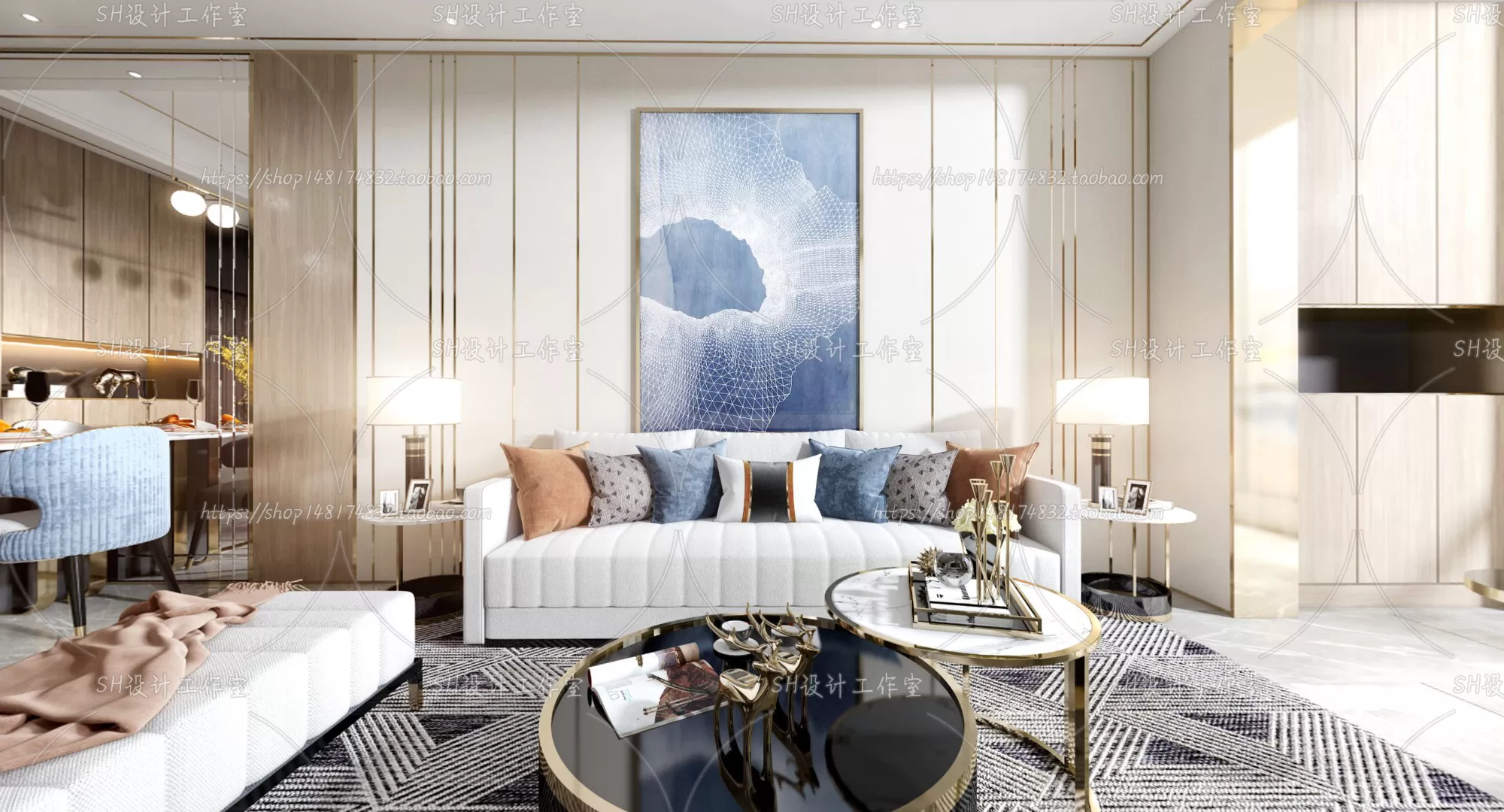 LIVING ROOM 3D SCENES – VRAY RENDER – 298 LIVING ROOM 3D SCENES – VRAY RENDER – 298