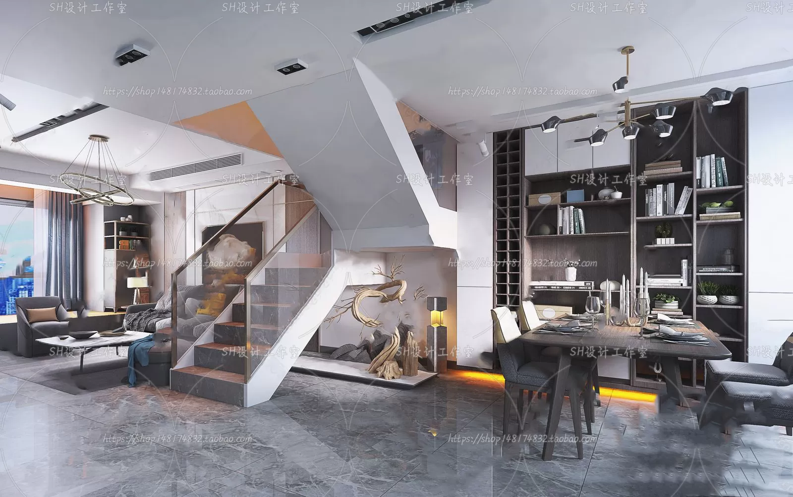 LIVING ROOM 3D SCENES – VRAY RENDER – 301 LIVING ROOM 3D SCENES – VRAY RENDER – 301