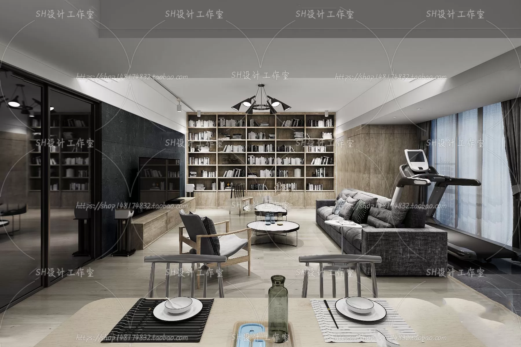 LIVING ROOM 3D SCENES – VRAY RENDER – 305 LIVING ROOM 3D SCENES – VRAY RENDER – 305