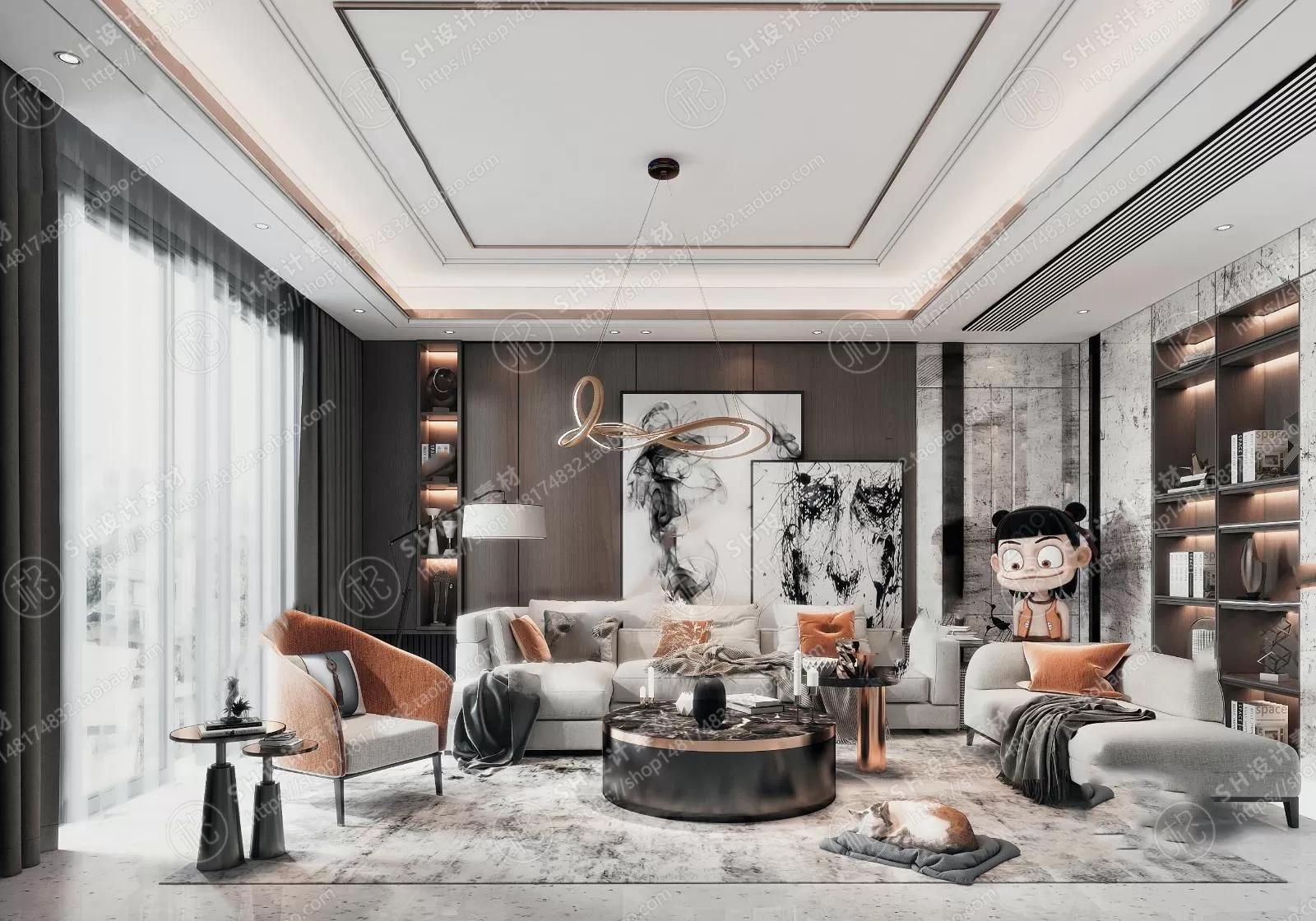 LIVING ROOM 3D SCENES – VRAY RENDER – 314 LIVING ROOM 3D SCENES – VRAY RENDER – 314