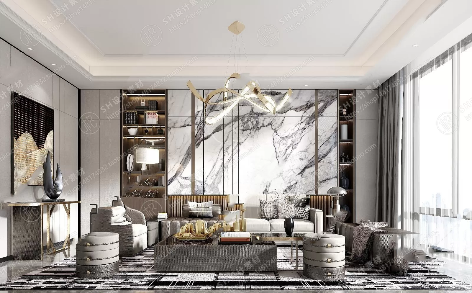 LIVING ROOM 3D SCENES – VRAY RENDER – 316 LIVING ROOM 3D SCENES – VRAY RENDER – 316
