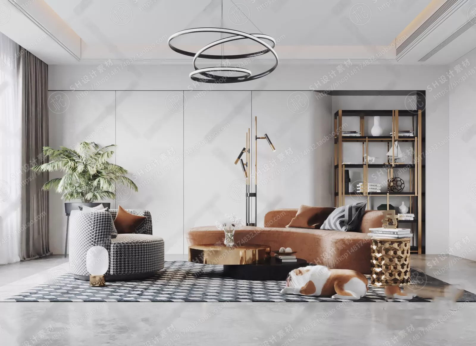 LIVING ROOM 3D SCENES – VRAY RENDER – 325 LIVING ROOM 3D SCENES – VRAY RENDER – 325