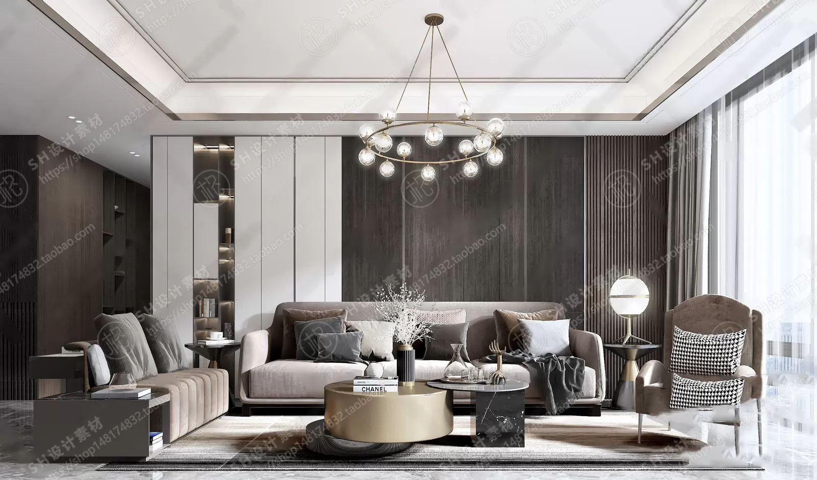 LIVING ROOM 3D SCENES – VRAY RENDER – 330 LIVING ROOM 3D SCENES – VRAY RENDER – 330