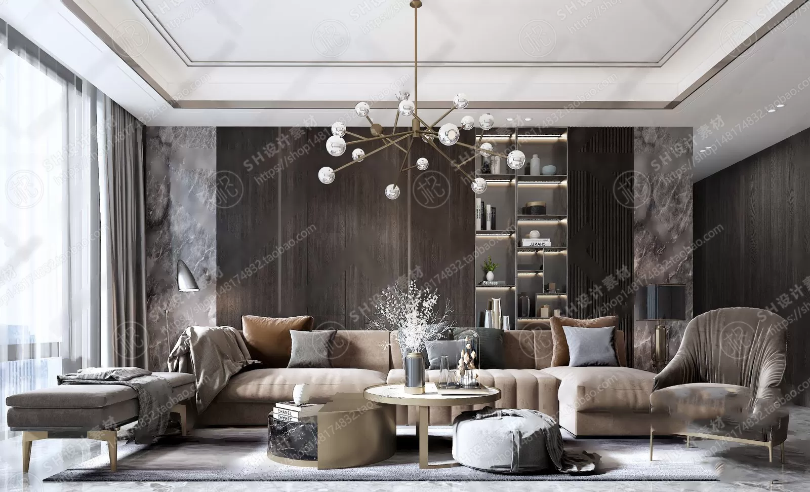 LIVING ROOM 3D SCENES – VRAY RENDER – 331 LIVING ROOM 3D SCENES – VRAY RENDER – 331