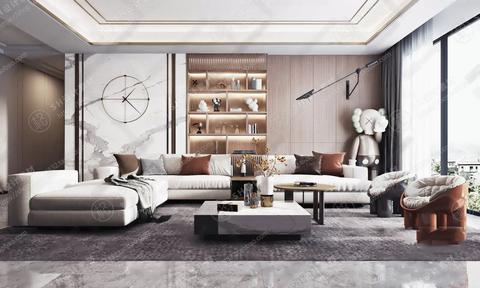 LIVING ROOM 3D SCENES – VRAY RENDER – 334 LIVING ROOM 3D SCENES – VRAY RENDER – 334