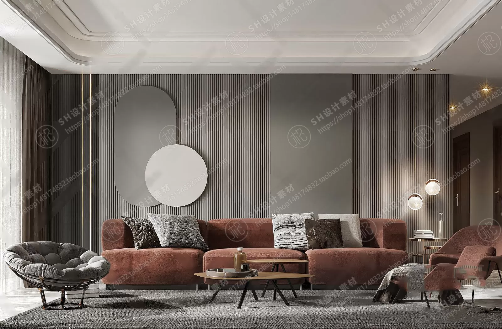 LIVING ROOM 3D SCENES – VRAY RENDER – 339 LIVING ROOM 3D SCENES – VRAY RENDER – 339