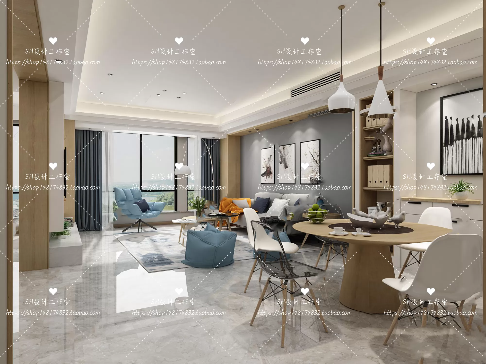 LIVING ROOM 3D SCENES – VRAY RENDER – 347 LIVING ROOM 3D SCENES – VRAY RENDER – 347