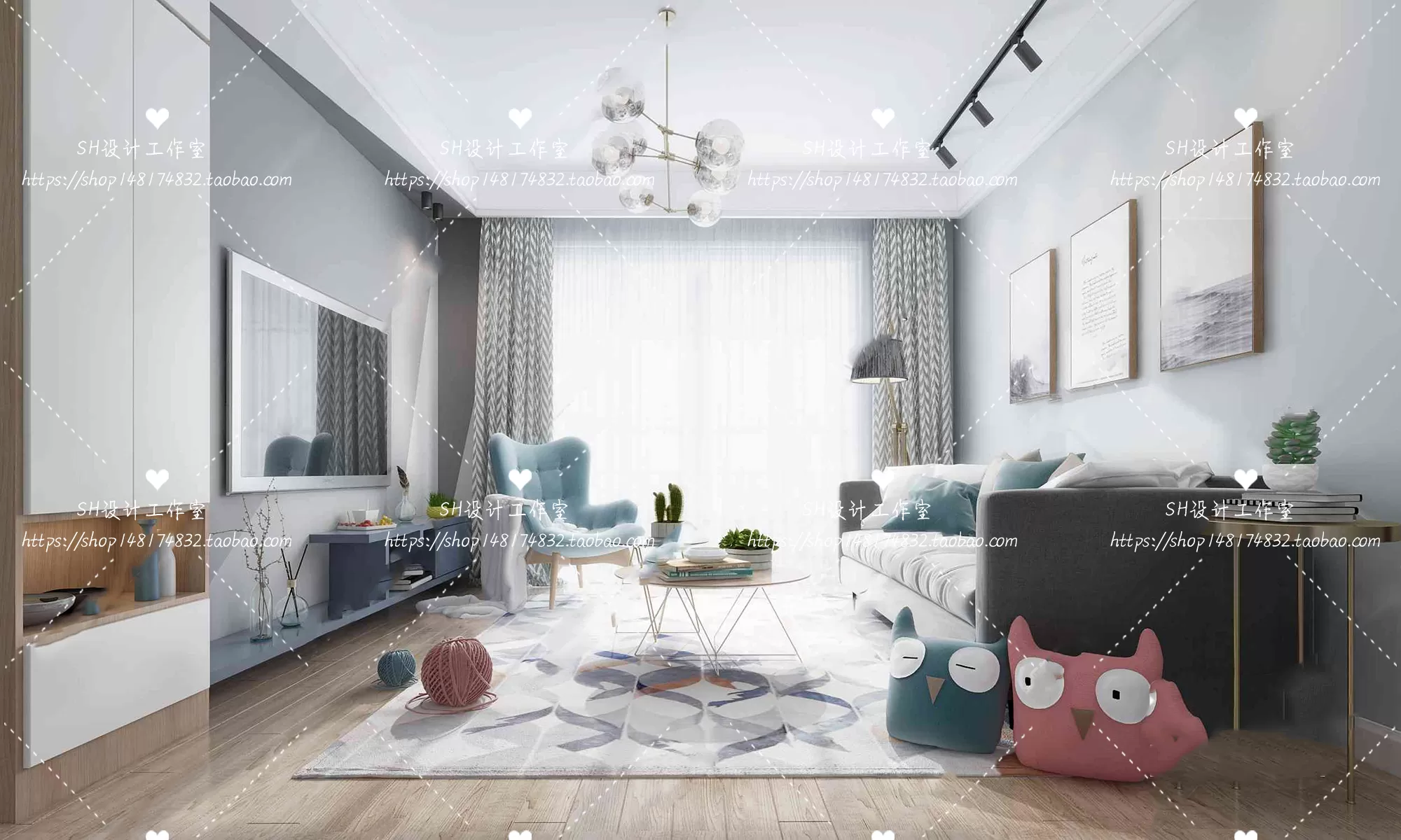 LIVING ROOM 3D SCENES – VRAY RENDER – 352 LIVING ROOM 3D SCENES – VRAY RENDER – 352