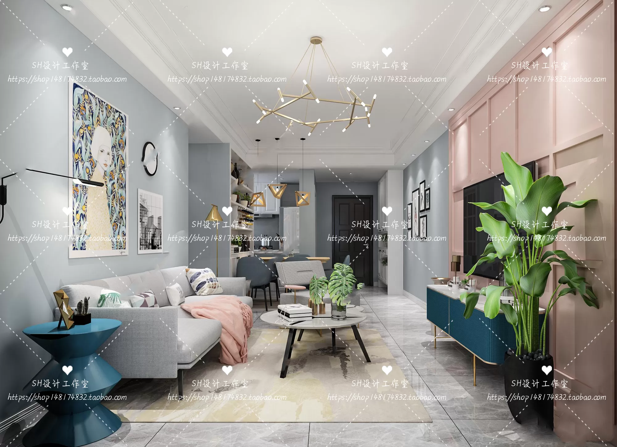 LIVING ROOM 3D SCENES – VRAY RENDER – 357 LIVING ROOM 3D SCENES – VRAY RENDER – 357