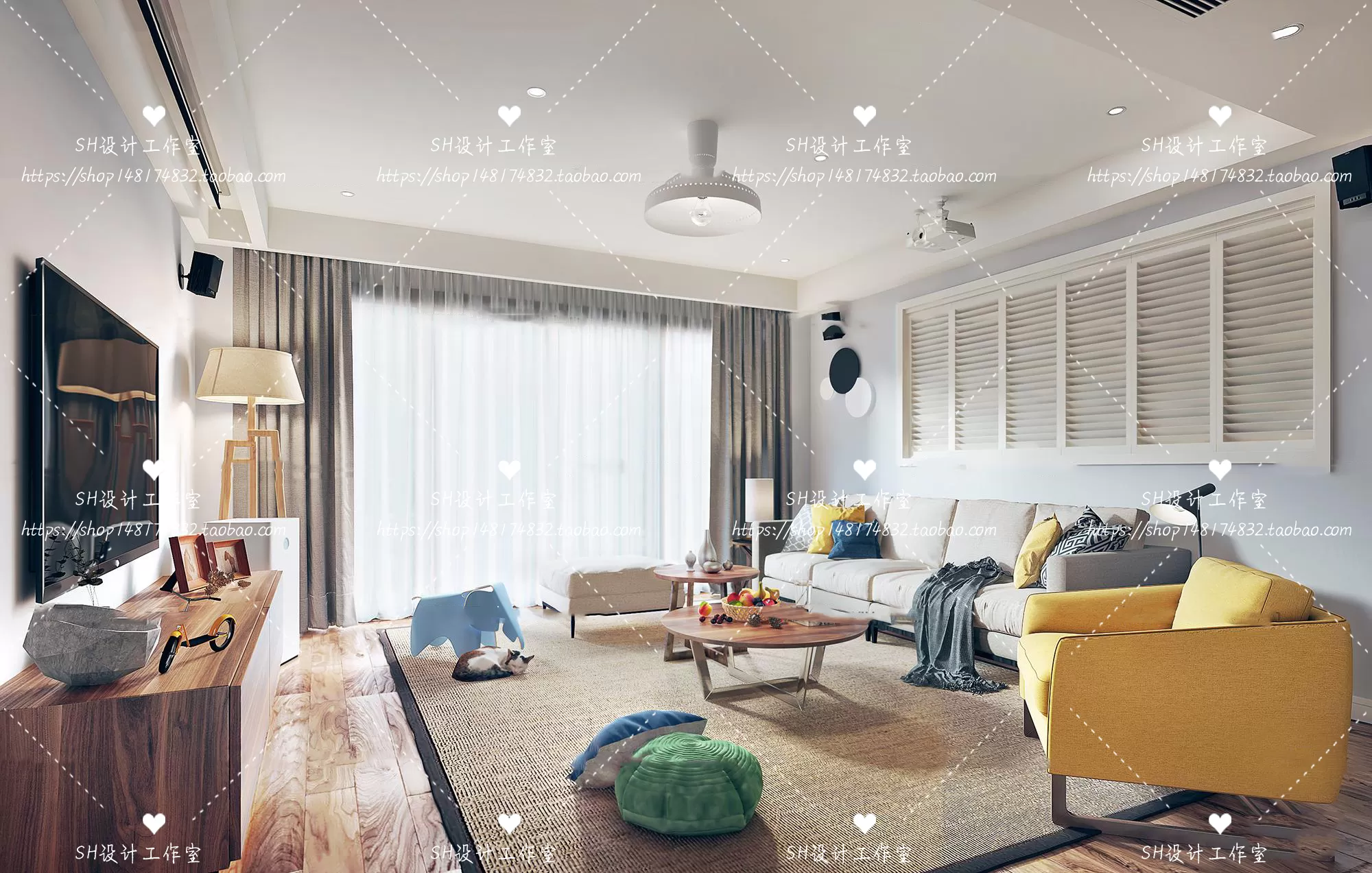 LIVING ROOM 3D SCENES – VRAY RENDER – 438 LIVING ROOM 3D SCENES – VRAY RENDER – 438