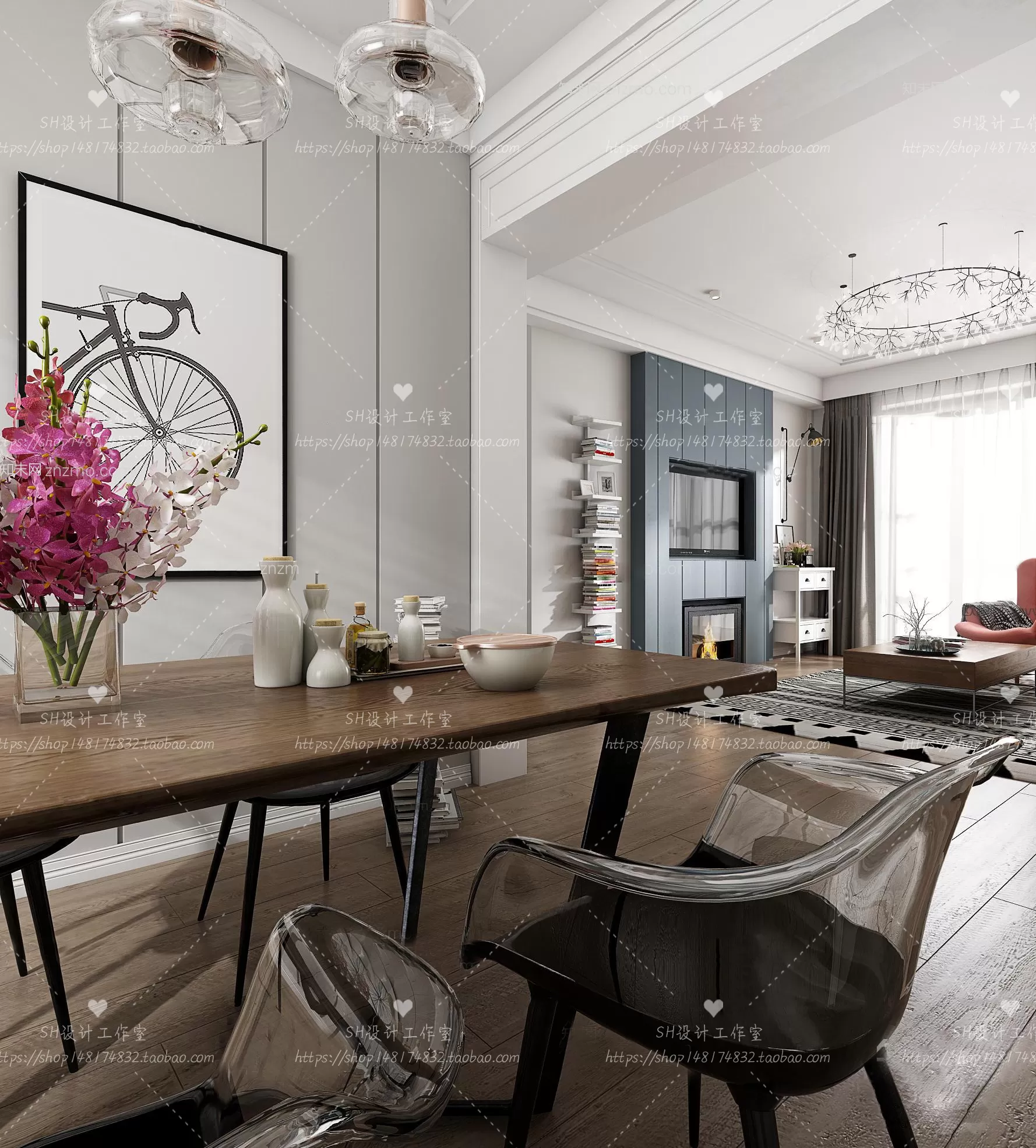 LIVING ROOM 3D SCENES – VRAY RENDER – 443 LIVING ROOM 3D SCENES – VRAY RENDER – 443